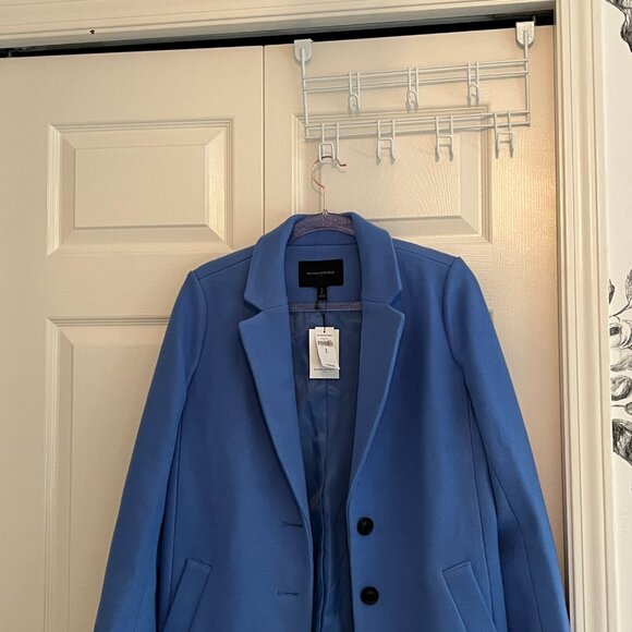 Blue Wool Coat - Picture 6 of 8